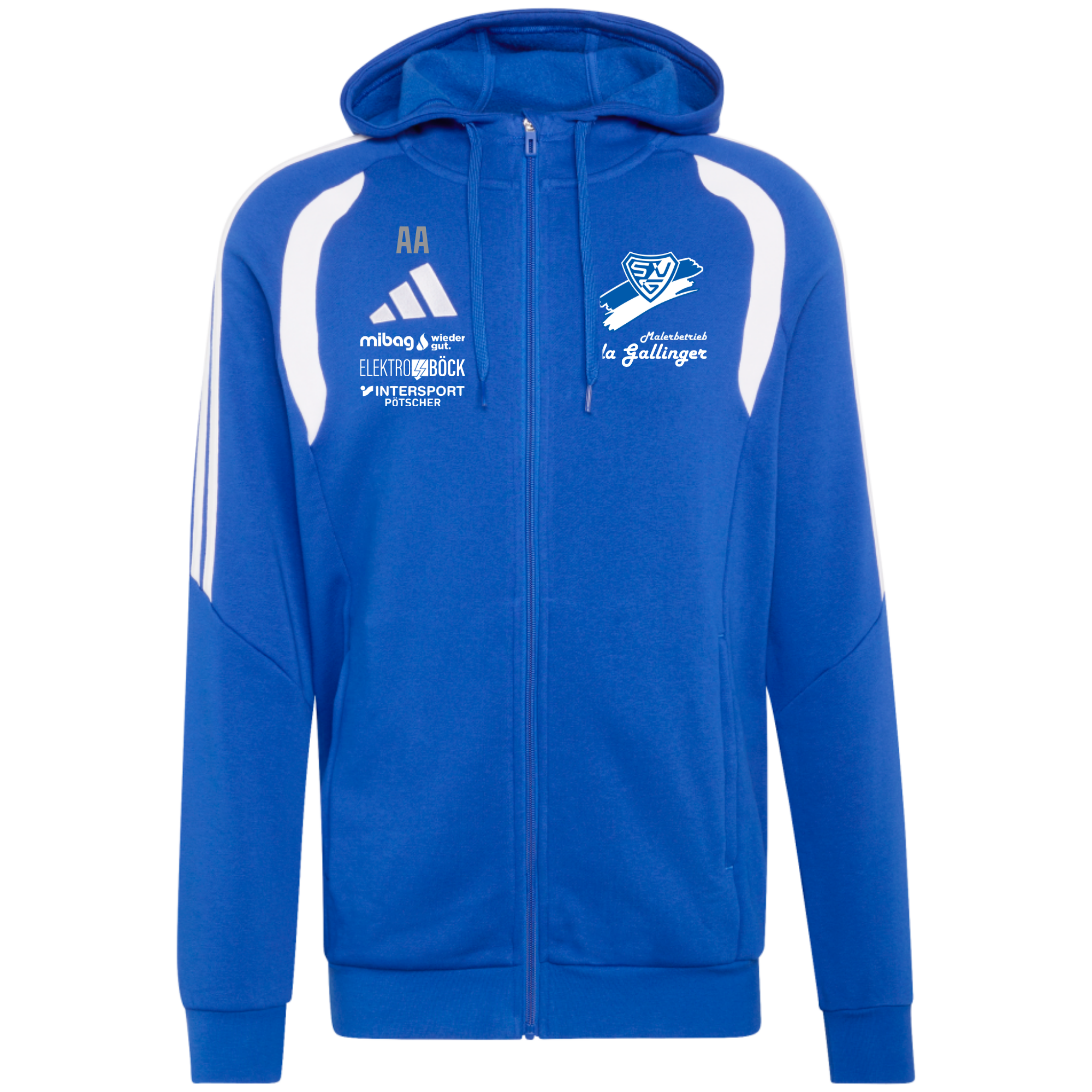 adidas Tiro 26 League Sweat Full-Zip Hoodie Blau